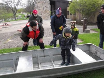 Children Participating in the Yearly Urban Kids Fishing Clinic